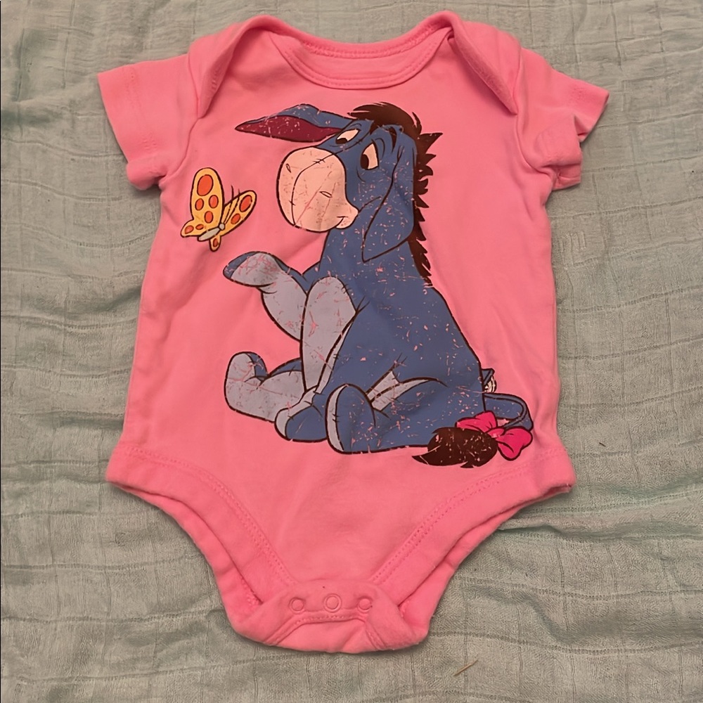 Winnie the Pooh pink onesie